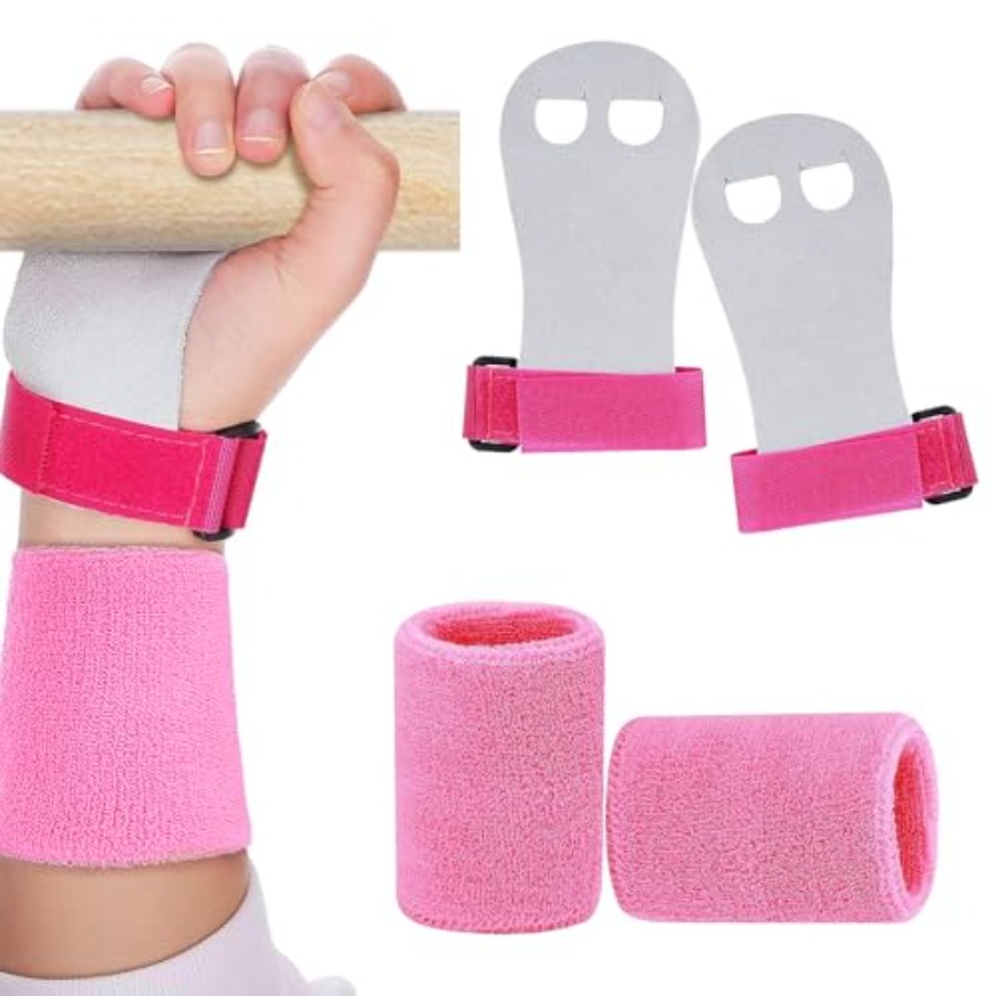 Sports Grip - زوج من قفازات الجمباز الواقية لليدين