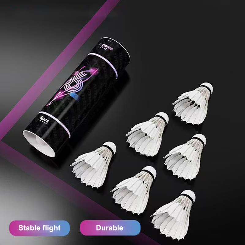 Feather Shuttlecock - 3/6 قطع من كرات الريشة الطائرة