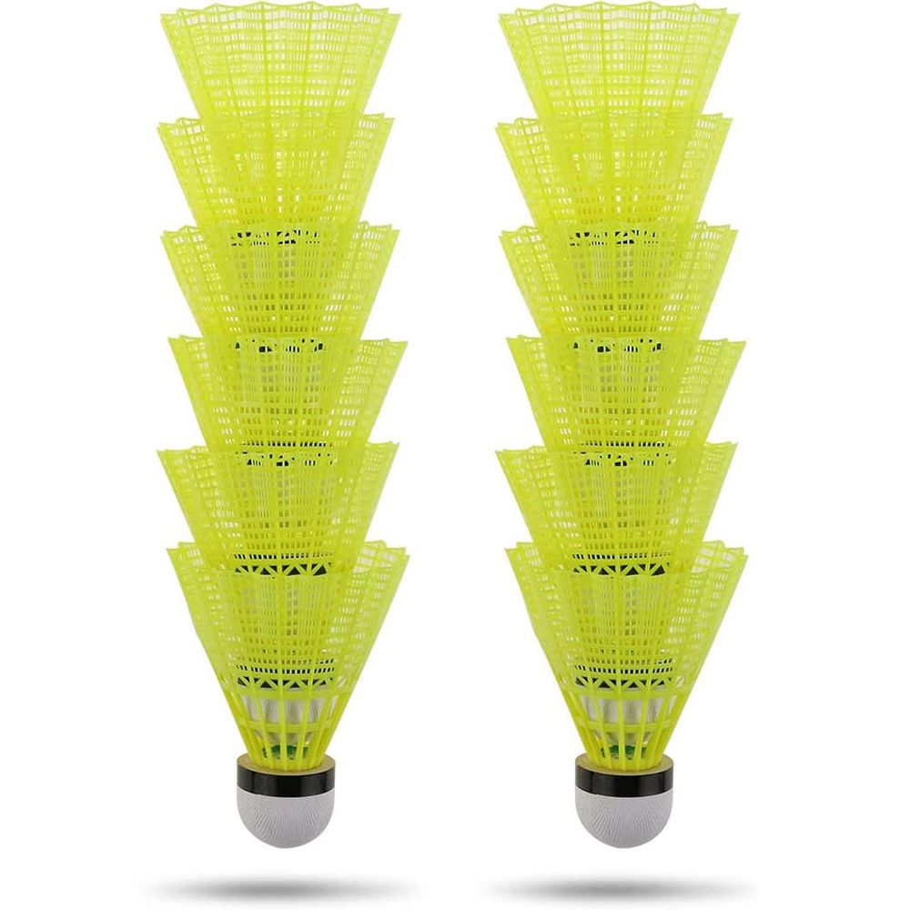 Feather Shuttlecock - ريشات بدمينتون بلاستيكية جديدة متينة للرياضة،