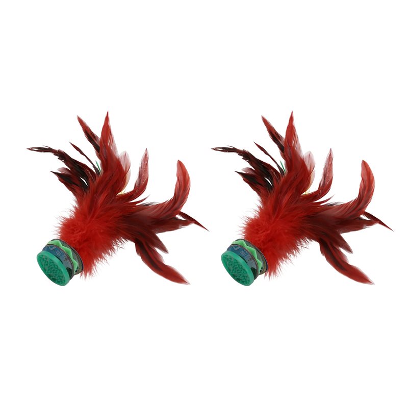 A99I-2 قطعة كرة شاتل ملونة بري - مراجعة Feather Shuttlecock وسعره