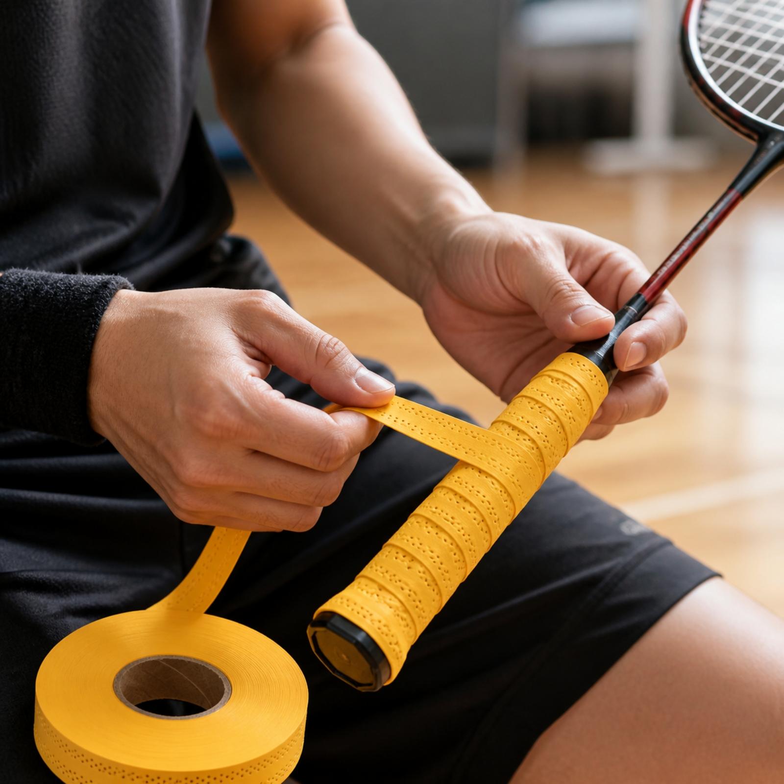 شريط مقبض قابل للتنفس 45 متر م - مراجعة Badminton Materi وسعره
