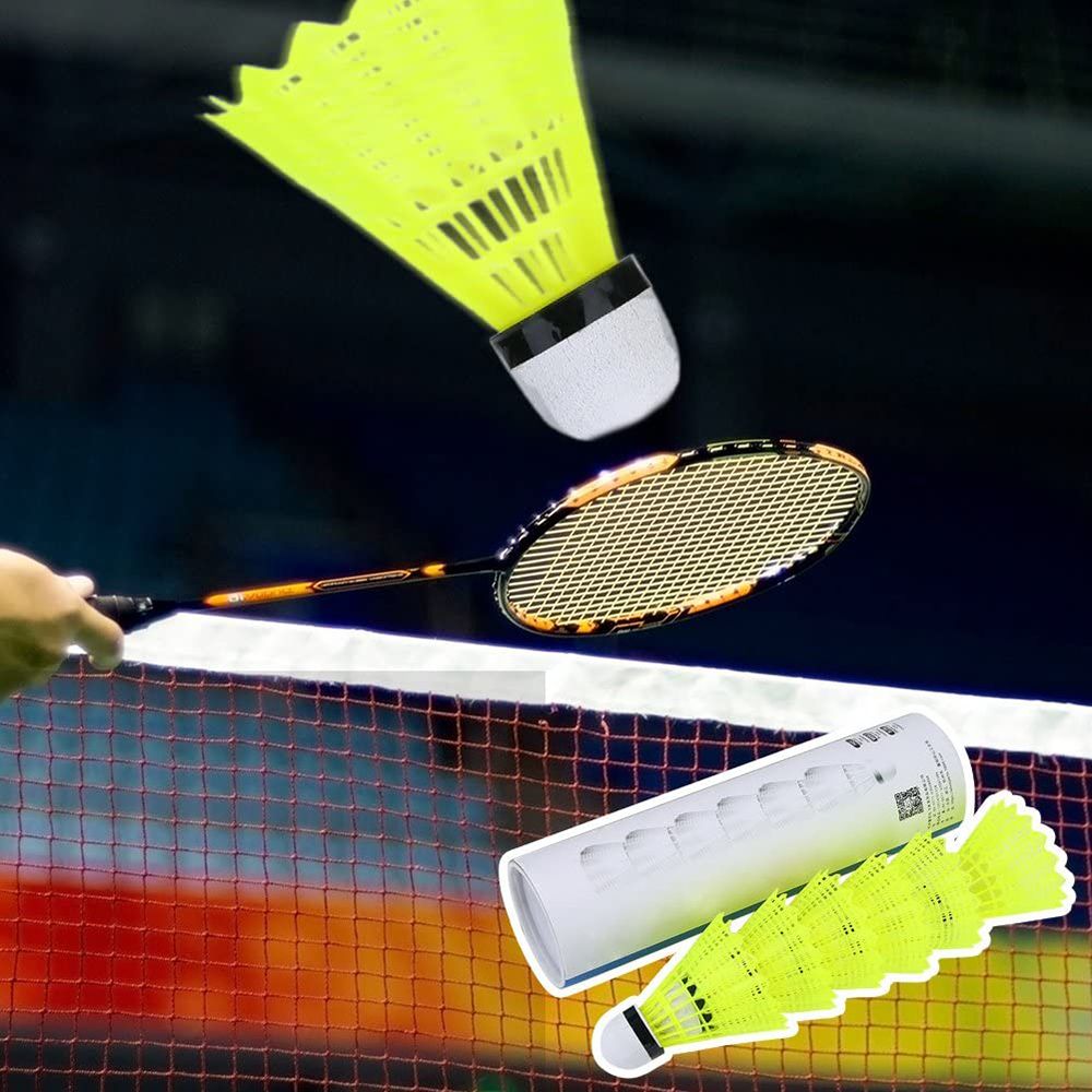 ريشات بادمنتون بلاستيكية جديدة - مراجعة Feather Shuttlecock وسعره