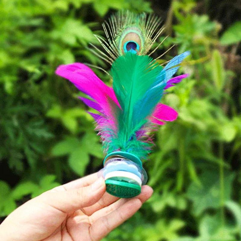 ريشة جيانزي ملونة تقليدية صيني - مراجعة Feather Shuttlecock وسعره