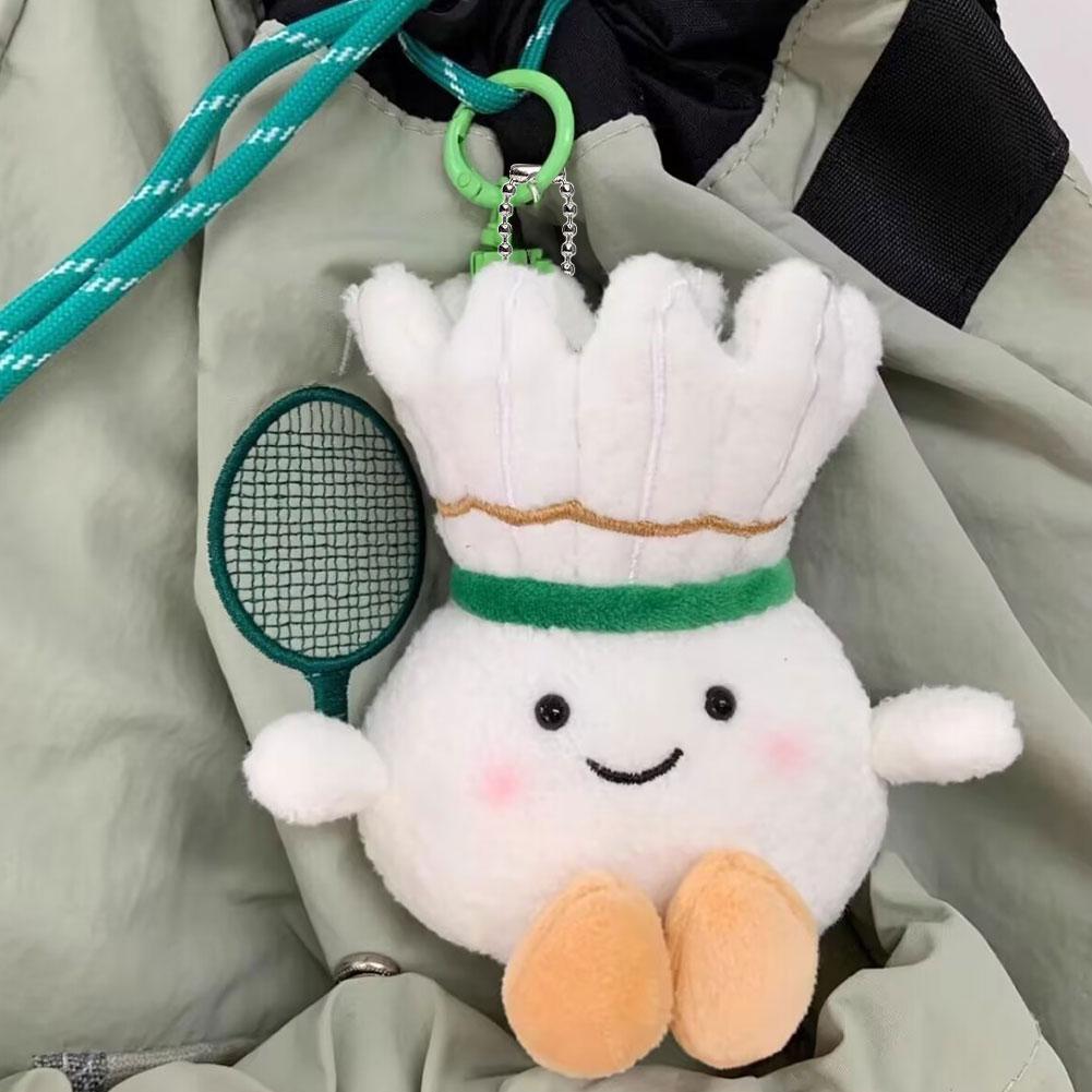 Kawaii أفخم الريشة قلادة لطيف  - مراجعة Badminton Bag وسعره