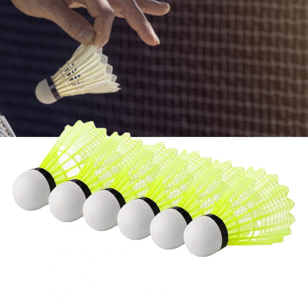ريشات الريشة الصفراء 6 قطع، سر - مراجعة Feather Shuttlecock وسعره