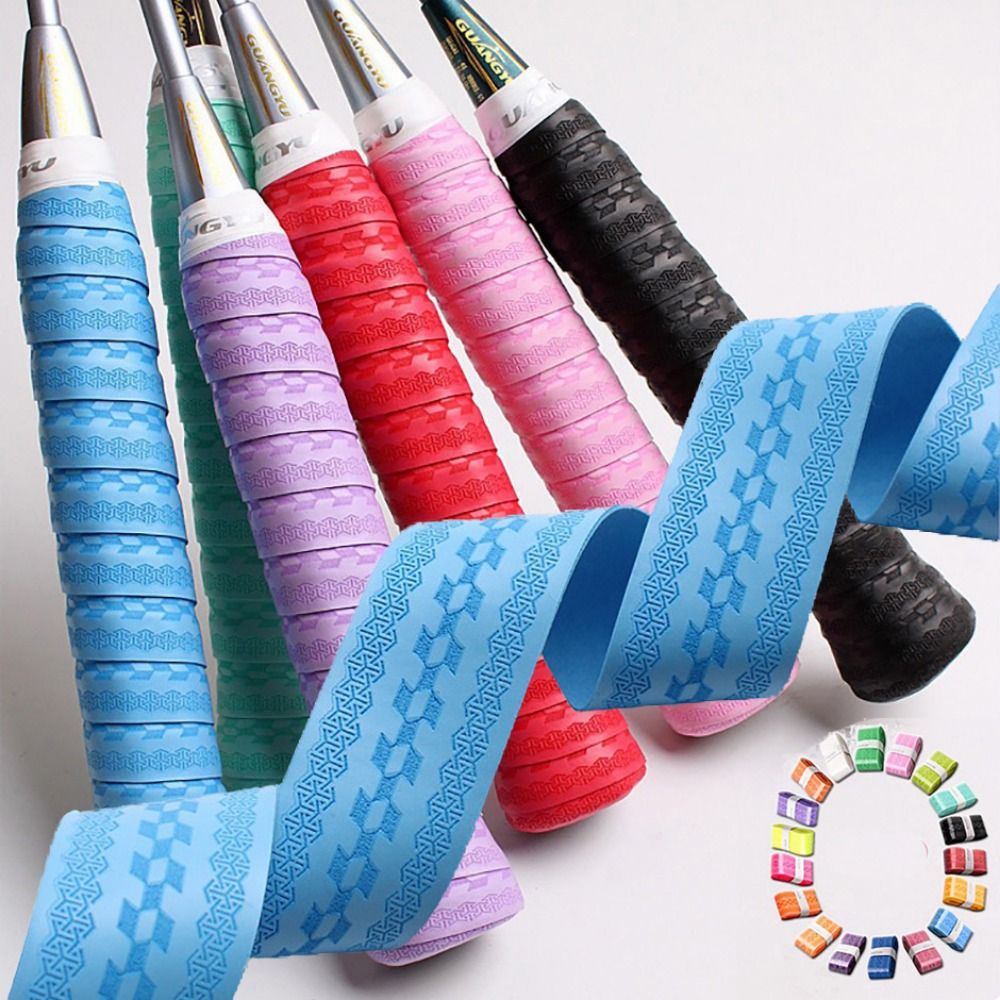 شريط لف مقبض مضرب الريشة الطائ - مراجعة Badminton Materi وسعره
