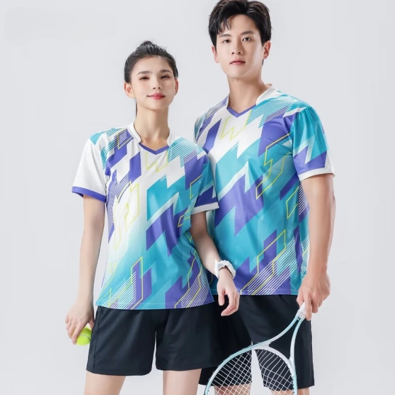 جديد الرجال تي شيرت النساء الت - مراجعة Badminton Jersey وسعره