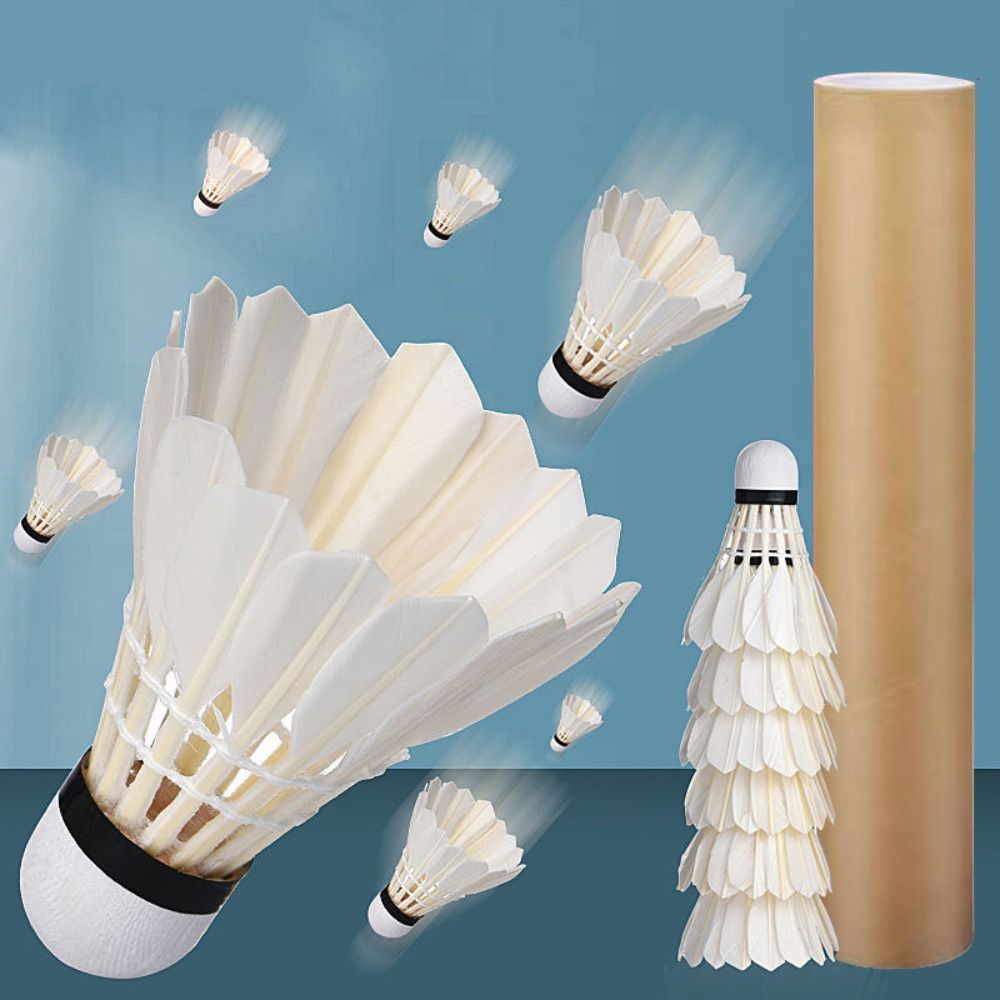 ريشة بدمنتون جديدة من ريش الإو - مراجعة Feather Shuttlecock وسعره